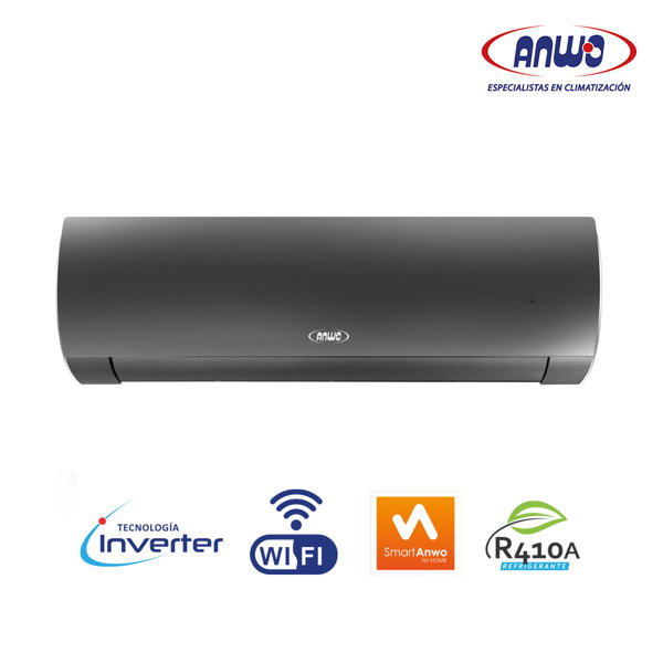 AIRE ACONDICIONADO SPLIT MURO 18.000 BTUH INVERTER R410A NEW COOL DESIGN